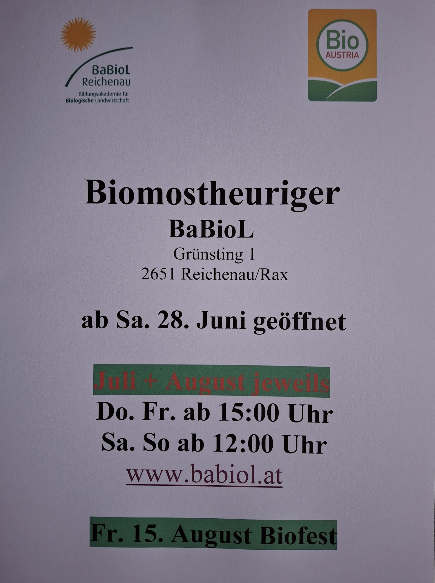 Biomostheuriger